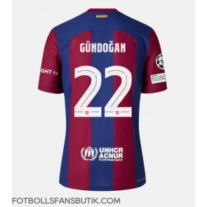 Barcelona Ilkay Gundogan #22 Replika Hemmatröja 2023-24 Kortärmad